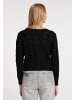 myMo Damen Strickjacke in Schwarz