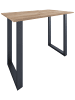 VCM  Holz Bartisch Stehtisch Xona 140x80 in Schwarz / Honig-Eiche