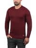 BLEND Strickpullover BHLars 20703347ME Strickpulli mit aufgestickten Ellenbogenpatches in Rot