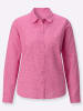 WITT WEIDEN Langarm-Bluse in pink-ecru-kariert