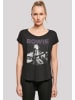 F4NT4STIC Long Cut T-Shirt David Bowie Rock Poster in schwarz