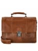 The Chesterfield Brand Stuttgart - Aktentasche 14" 38 cm (black) in cognac