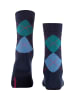 Burlington Socken Marylebone in Navy mel
