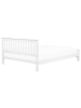 Beliani Doppelbett MAYENNE in Weiß - (W) 189 x (H) 88 x (L) 208 cm