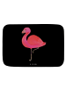 Mr. & Mrs. Panda Badezimmerteppich Flamingo Classic ohne Spruch in Schwarz