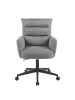 DUBI Möbel 2er-Set: Bürostuhl Mika-Riko in Grau - (B)60 x (H)92 x  (T)66 cm