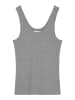 Marc O'Polo Tanktop Iconic Rib in Grau