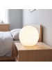 Licht-Erlebnisse Tischlampe EEK F Ø 30 x (H)26.5 cm in Weiß