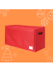 relaxdays Weihnachtskugel-Aufbewahrungsbox in Rot - (B)73 x (H)40 x (T)36,5 cm