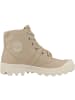 Palladium Schnürboots Pallabrousse in beige