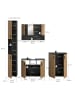 ebuy24 Badmöbelset Mone Eiche 200 x 30 cm