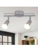 ZMH Deckenleuchte LED Silber GU10 - Deckenspots 2-flammige Wandleuchten