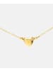 Diamant L'éternel Halskette aus 375 Gelbgold Herz-Design
