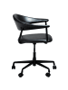 ebuy24 Bürostuhl Rover Schwarz 62 x 59 cm