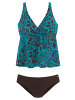 H.I.S Bügel-Tankini in türkis-bedruckt