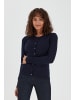 PULZ Jeans Strickjacke PZSARA Regular fit in Blue Marine