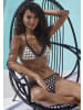 LASCANA Triangel-Bikini in schwarz/creme