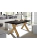 58 aufm Kessel ESSTISCH ausziehbar Eike 1 160 x 90 x 75 Esszimmertisch Asteiche/Schwarzstahl