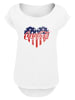 F4NT4STIC Long Cut T-Shirt Coca Cola Americana in weiß