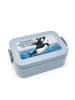 Mr. & Mrs. Panda Bentobox Orca Zylinder Design mit Spruch in Blau Pastell