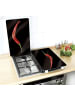 Wenko Herdschutzplatten, HOT CHILI, 2 Stück in Schwarz, (B) 30 x (L) 52 cm