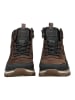 rieker Stiefelette in Schwarz/Braun