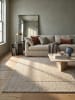 KADIMA DESIGN Teppich Wolle Handgewebt MOLE Wohnzimmer Modern Wohnlich in Beige