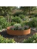 relaxdays Pflanzring in Braun – (H)20 x Ø 70 cm