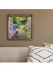 MuchoWow Leinwand Bilder Pastellblau