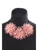 collezione alessandro Statementkette " Flower " in rosa