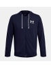 Under Armour Sweatjacke UA RIVAL TERRY LC FZ in Blau