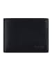 mano Don Andrea Geldbörse RFID Schutz Leder 12 cm schwarz