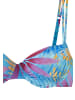 LASCANA Bügel-Bikini in blau bedruckt