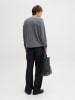 Jack & Jones Gestricktes Polo in Grey Melange 1
