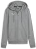 Puma Hoodie "TeamGoal CasuaLongsleeve Hooded Jacket Wmn" in Grau