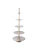 Creativ home Etagere aus Aluminium in silber