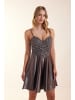 LAONA Kleid Satin Fairytale Dress in Graphite Grey