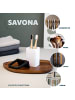 bremermann 2tlg. - Bad-Accessoires -Set SAVONA Softtouch, eckig