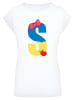 F4NT4STIC T-Shirt Disney Alphabet S Is For Snow White Schneewittchen in weiß