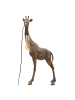 Mauro Ferretti Giraffenförmige Tischleuchte aus Kunstharz, goldfarben, 40 x 22 x 80 cm