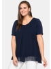 sheego Blusenshirt in marine