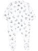 TupTam Baby Unisex Schlafstrampler mit Fuß 3er Pack in weiß/beige