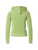 Juicy Couture Juicy Couture Damen Juicy Couture ZIP THROUGH HOODIE WITH ZIP PULL & JC in piquant green