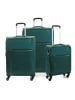 Roncato Speed 4 Rollen Kofferset 3-teilig mit Dehnfalte in smaragd