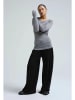 Seamless Basic T-shirt Woolen Jade in Grey Melange