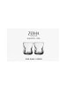 ZOHA Star Gläser-Set 380 ml Trinkgläser aus Borosilikatglas in Transparent