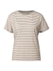 Street One Gestreiftes T-Shirt in Vintage Stone