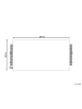 Beliani Geflochtener Teppich KARKIN in Beige - (W) 80 x (H) 1.5 x (L) 150 cm