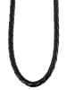 Adeliás Unisex Halskette aus Leder in schwarz