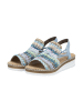 rieker Flechtana Elastik-Andalen Multicolor